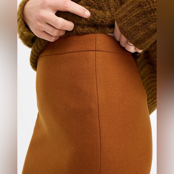 J.Crew 2 Pencil® skirt in double-serge wool - size 4 - hthr pewter - Picture 3 of 3